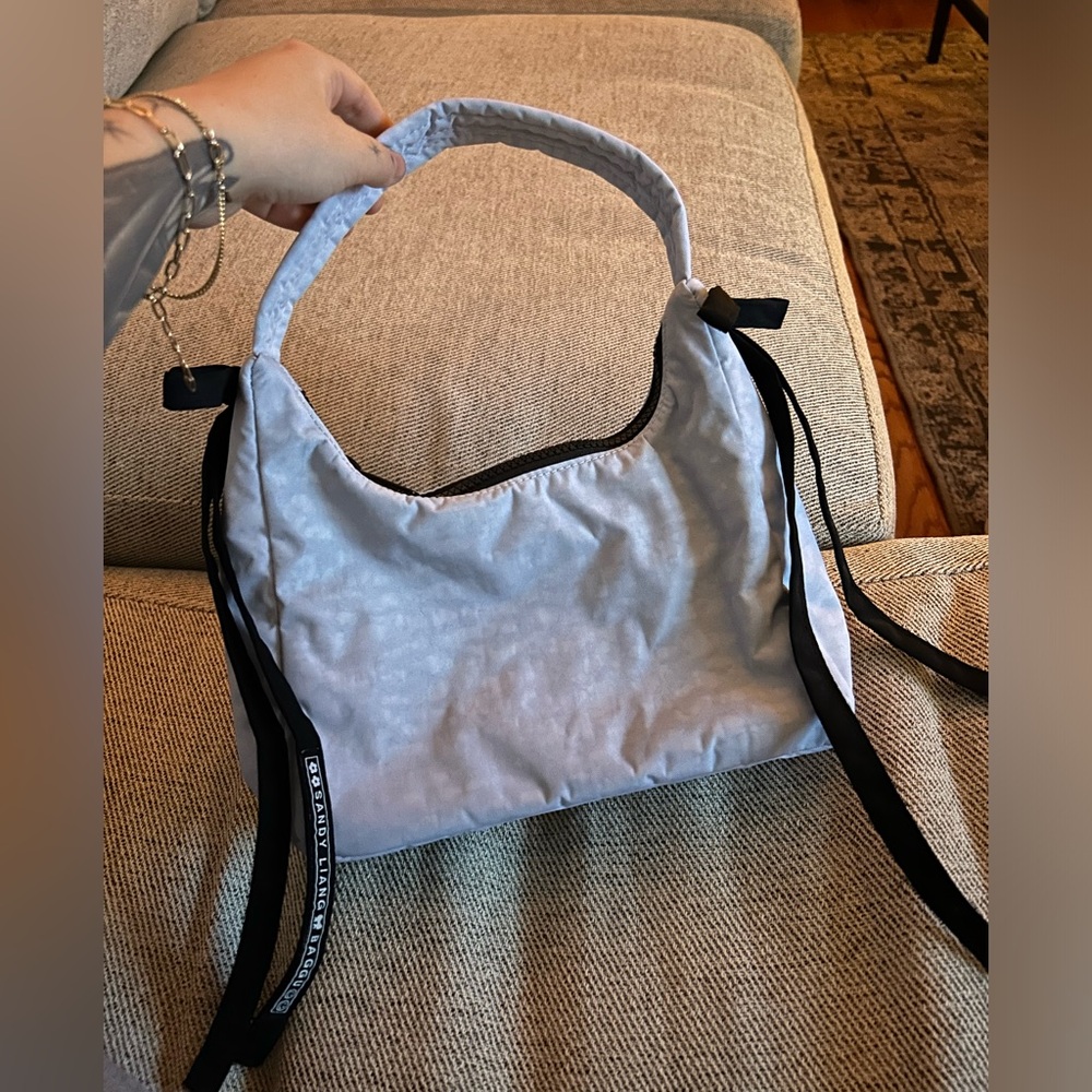 BAGGU x Sandy Liang Baby Blue Bow Bag